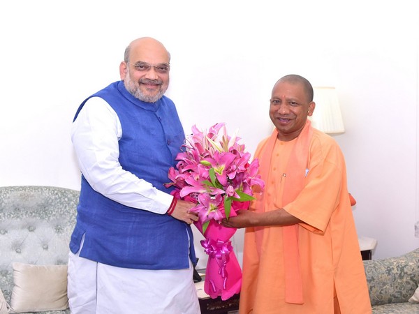 Yogi Adityanath meets Union Minister Amit Shah (File photo)