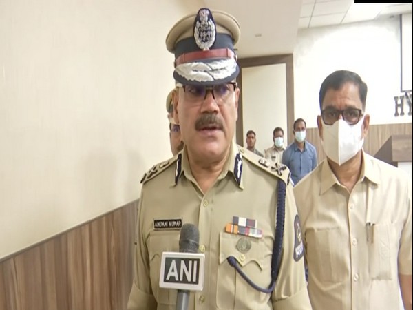 Hyderabad Police Commissioner Anjani Kumar speaking to ANI on Saturday. (Photo/ANI)