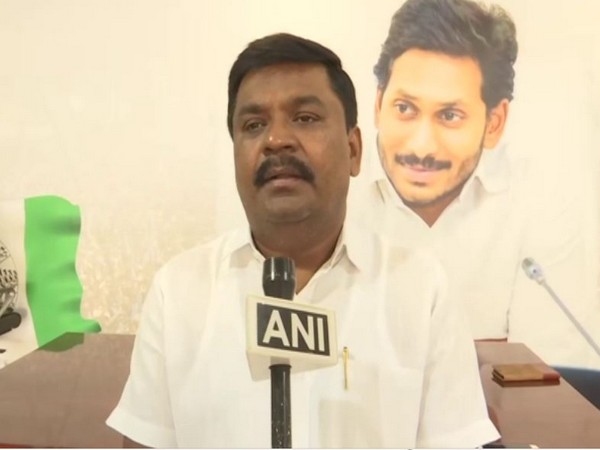 YSRCP spokesperson Rajasekhar Reddy speaking to ANI in Amaravati on Thursday.