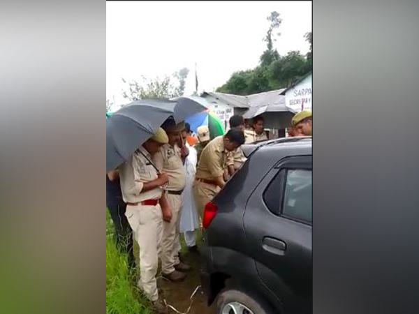 Visual of police officials from the spot. (Photo/ANI)