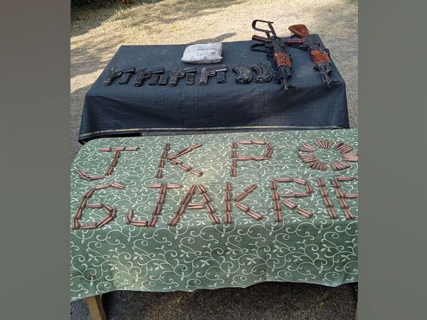 Recovered arms and ammunition, narcotics