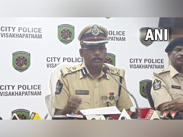 Commissioner of Police, Visakhapatnam, Ch Srikanth (Photo/ANI)