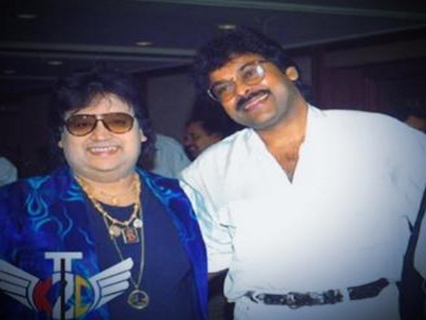 Bappi Lahiri, Chiranjeevi (Image source: Twitter)
