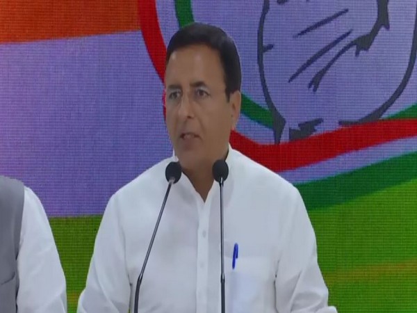 Congress General Secretary Randeep Surjewala addressing a press conference in Delhi. (Photo/ANI)