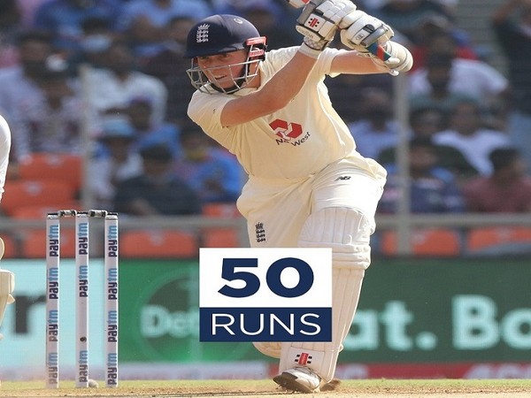 England batsman Zak Crawley (Image: England Cricket's Twitter)