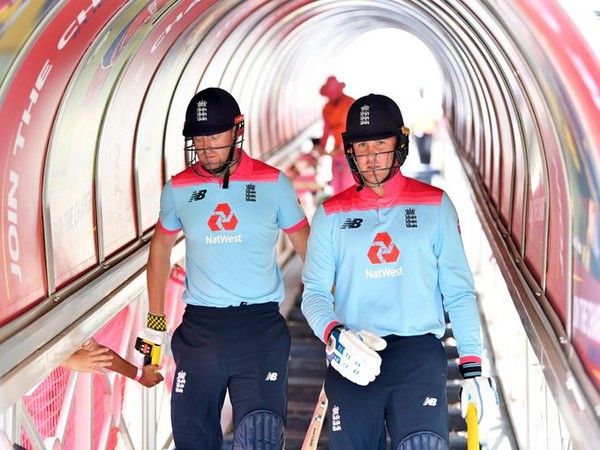 England opening batsmen Jason Roy and Jonny Bairstow (Photo/ ICC Twitter) 