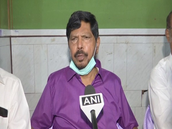 Union Minister of State for Social Justice and Empowerment Ramdas Athawale (Photo/ANI)