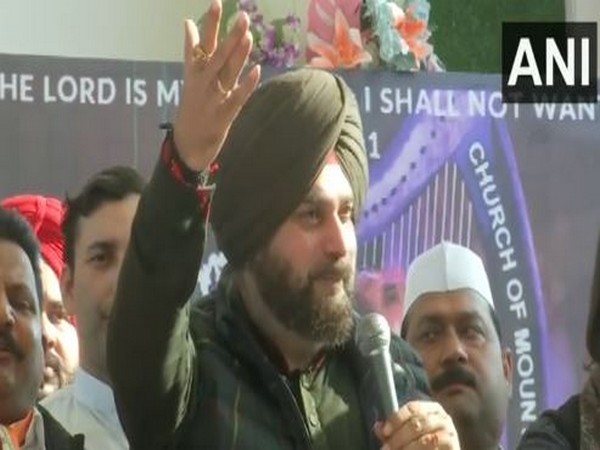 Punjab Congress chief Navjot Singh Sidhu in Amritsar East (Photo/ANI)