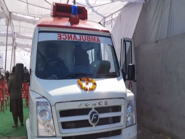 'Doctor on wheels' ambulance service with teleconsultation launched in Kathua. (Photo/ANI)