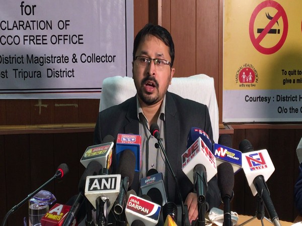 West Tripura District Magistrate Debapriya Bardhan (Photo/ANI)