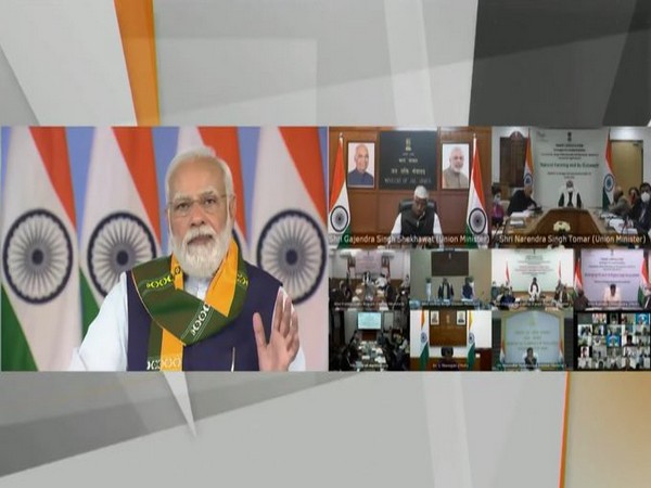 Prime Minister Narendra Modi addressed a webinar (Photo/ANI)