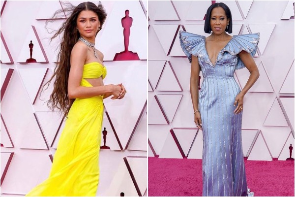 Zendaya and Regina King at Oscars 2021 (Image source: Instagram)