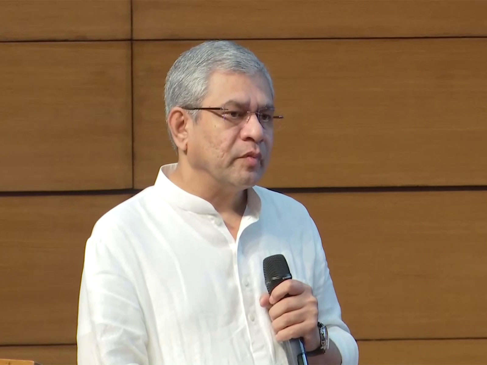 Union Minister Ashwini Vaishnaw during cabinet briefing (Photo/ANI)