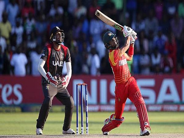 Zimbabwe and UAE in action (Courtesy- Zimbabwe Cricket Twitter)