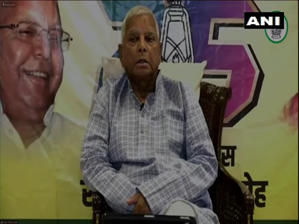 RJD president Lalu Prasad Yadav (Photo/ANI)
