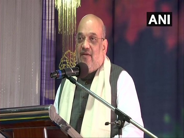 Union Minister Amit Shah in Meghalaya (Photo/ANI)