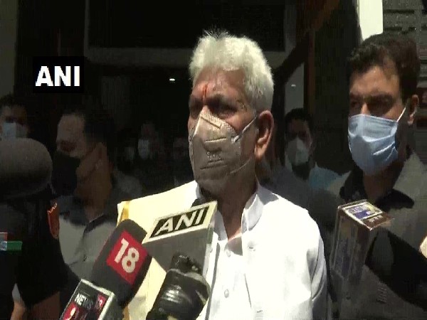 Jammu and Kashmir Lieutenant governor Manoj Sinha (Photo/ANI)