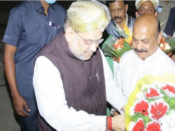 Union Home Minister Amit Shah, Karnataka Chief Minister Basavaraj Bommai (Photo:Twitter/Basavaraj S Bommai)