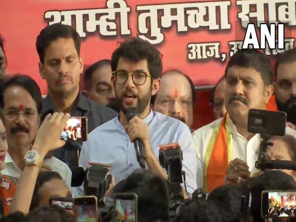Maharashtra Minister and Shiv Sena leader Aaditya Thackeray (Photo/ANI)