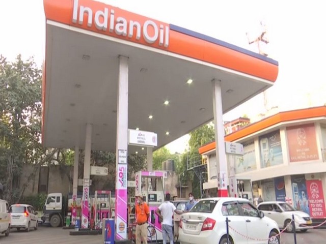 Petrol and diesel in Delhi are being sold at Rs 99.11 per litre and Rs 90.42 per litre today. (Photo/ANI)
