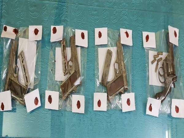 Police seize arms from West Bengal's Margram (ANI/Photo)