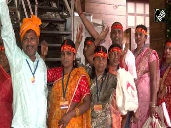 Vaishno Devi temple decorated with flowers, fruits on first day of Navratri