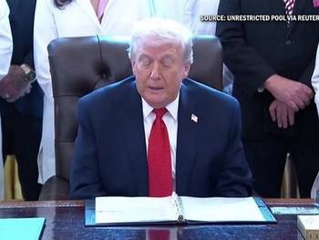 US President Donald Trump signs Executive Order to reclassify marijuana as ‘less dangerous drug’