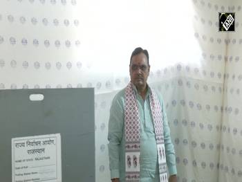 Rajasthan CM Bhajanlal Sharma casts vote for Jaipur Municipal body elections
